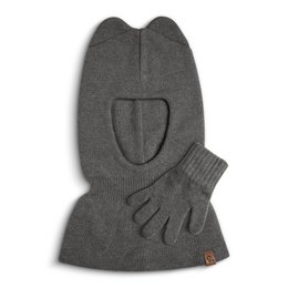 Kids' Knit Balaclava & Gloves Cotton 2-Piece