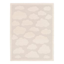 Estera infantil con nubes de efecto de alivio