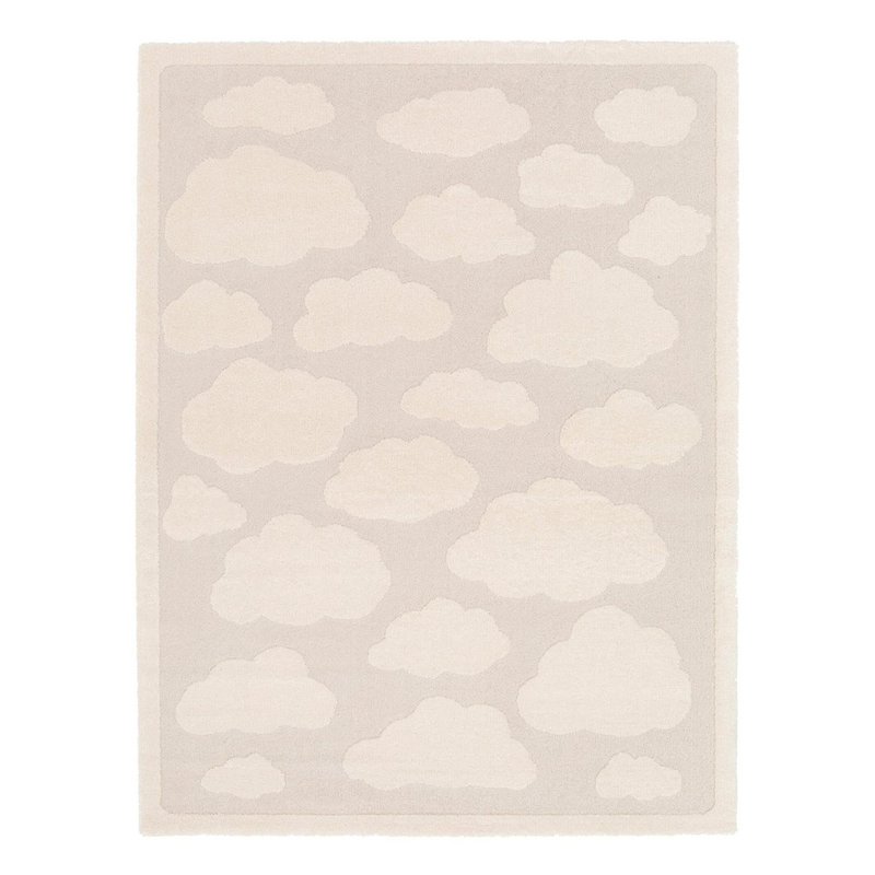 Tapis enfant avec effet relief NUAGES