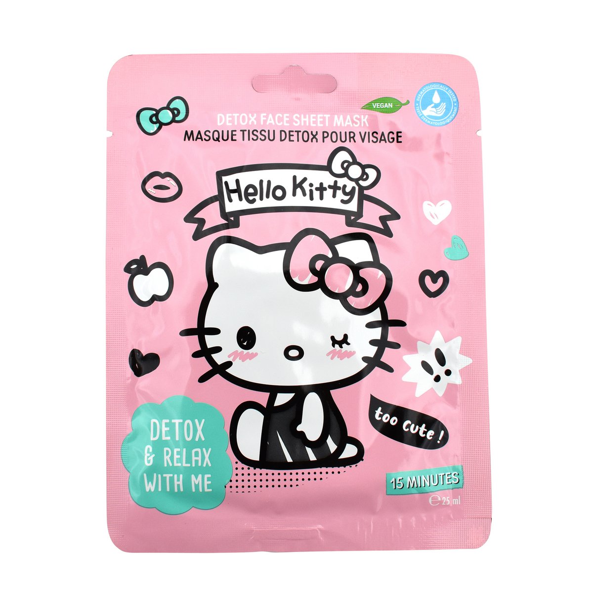 Detox fabric mask - Hello Kitty