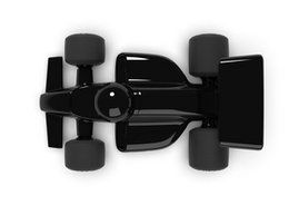 Macchina Verve Turbo Jet Nera - L.15cm