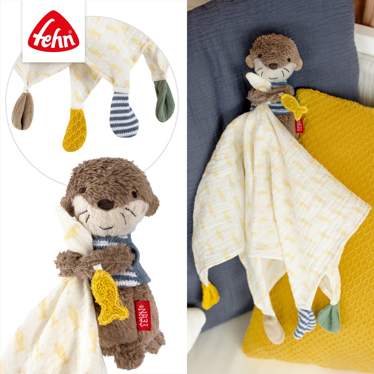 Muslin comforter otter