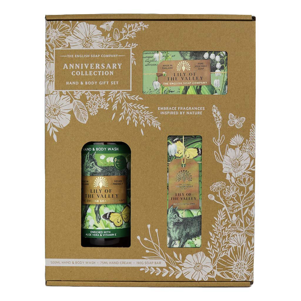 SAVON ANGLAIS C° Mains & Corps - Coffret Cadeau - Muguet