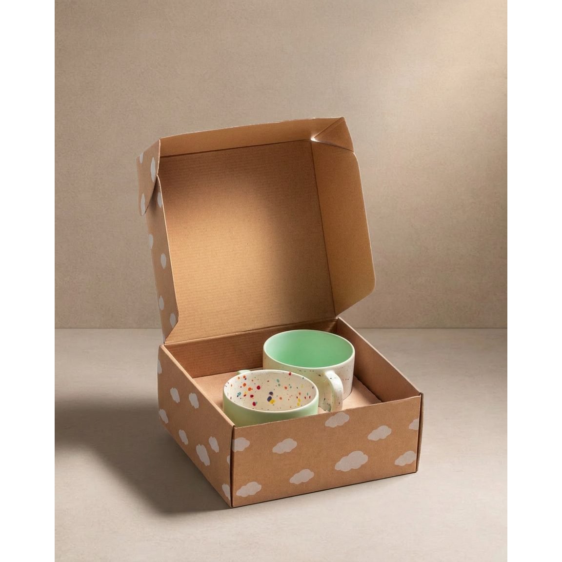 Breeze Party In/Out Stoneware Duo Set Mug 450ml Green