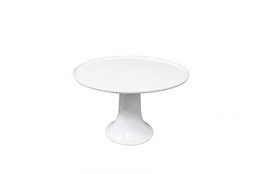 White melamine cake stand S 21,5 cm Isabelle Rose