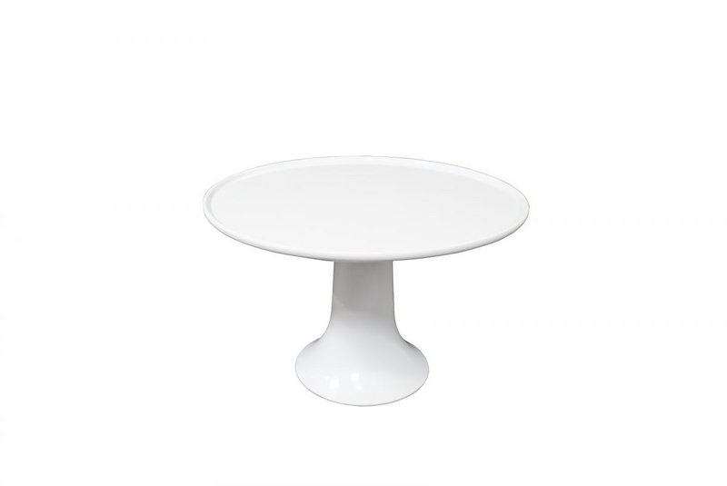 White melamine cake stand S 21,5 cm Isabelle Rose