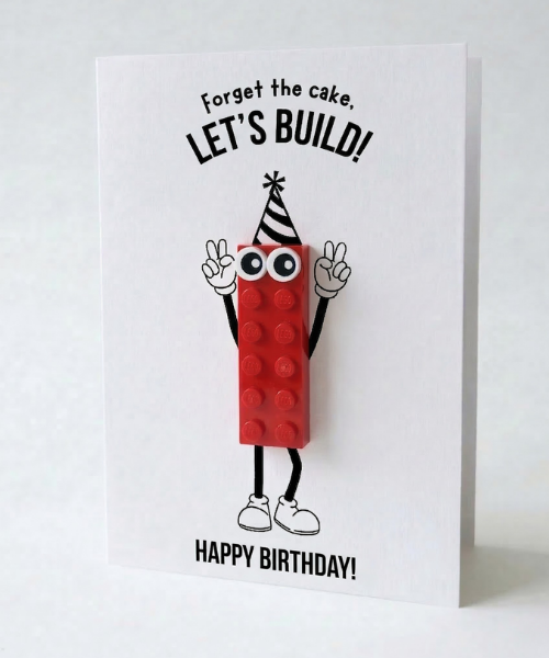 Construisons une carte postale d'anniversaire – Brique de construction LEGO