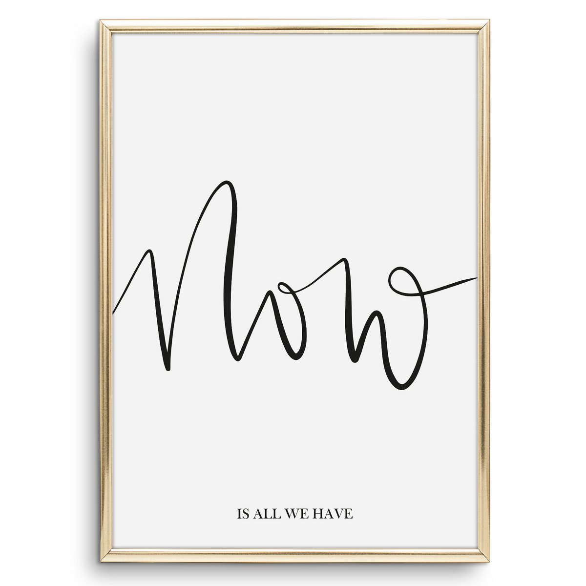 Poster: Now is all we have