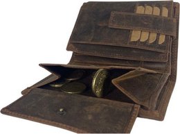 Wallet Men Cognac RFID Anti Skim Mens Wallet Real Leather