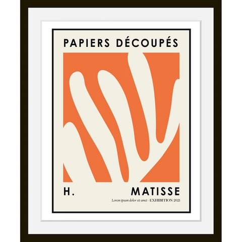 Rahmenbild - Papieren decoupes Matisse