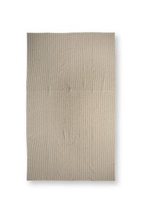 Table Cloth Stripe Natural-Grey 150x250cm