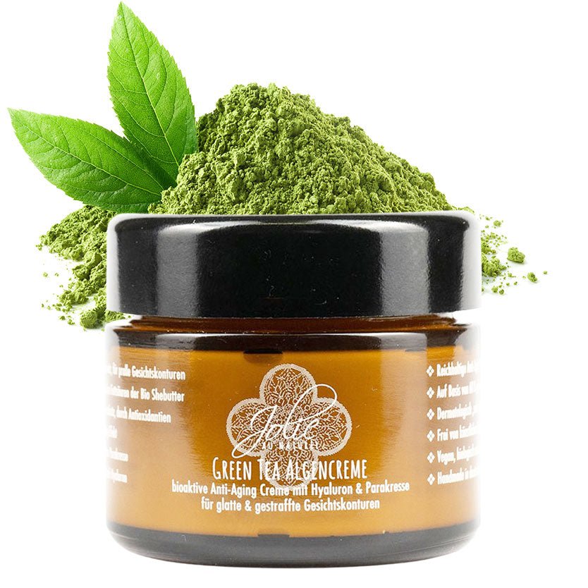 Hyaluron Anti Aging Creme I Algen Creme I Green tea I Gesichtskonturen I Parakresse