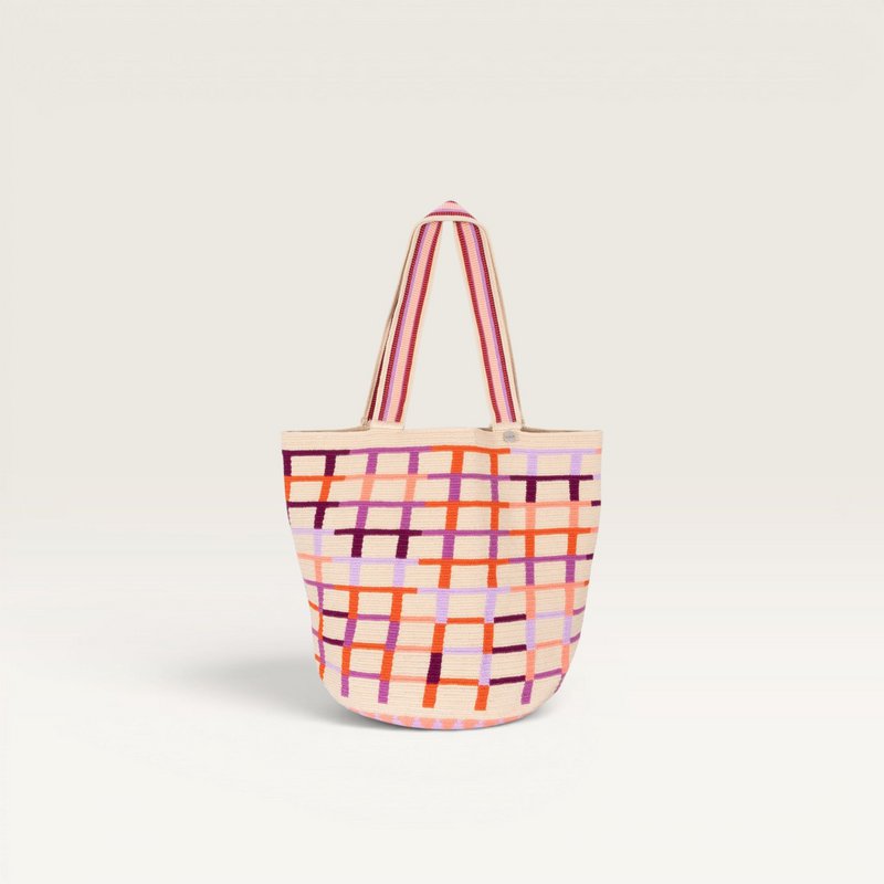 Striped susu tote | Lilac