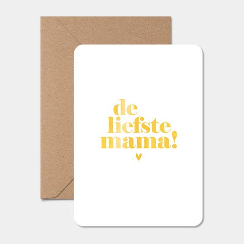 Karte | Die süßeste Mama | Goldfolie