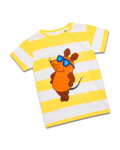 koaa – The Mouse Beachboy Stripes – T-Shirt white/yellow