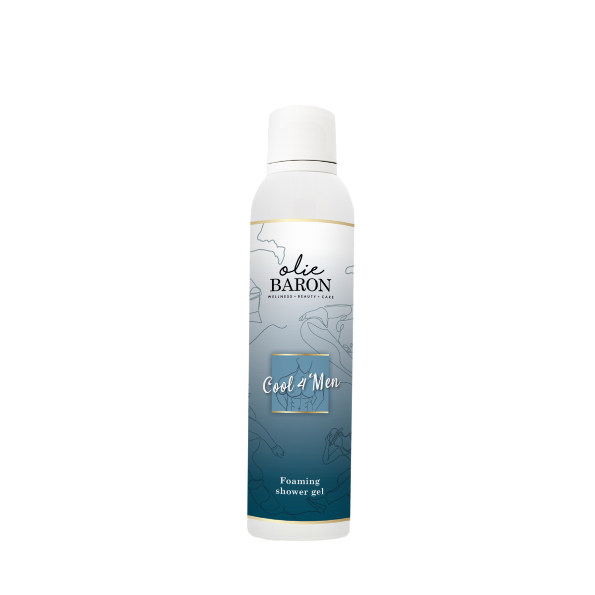 De Oil Baron® - Foaming Shower Gel - Cool 4 Men - 200 ml