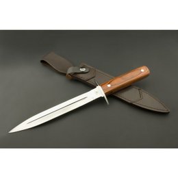 ED MAHONY Hjortebille, jagtkniv (sofanger), 440C