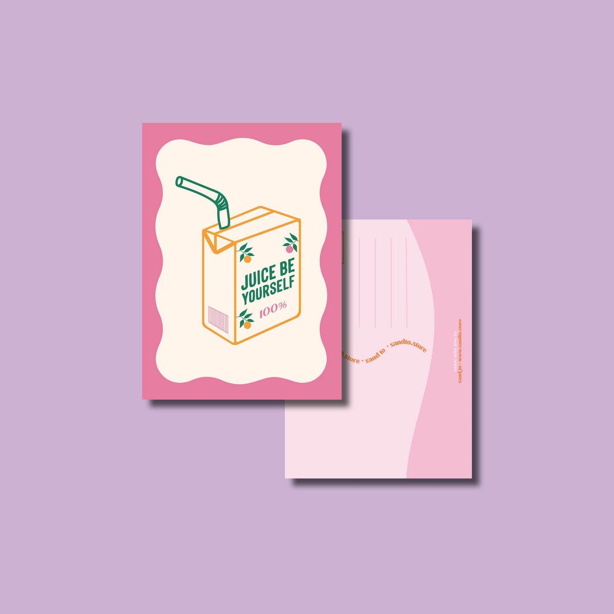 Juice be yourself card