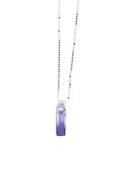 Handgemachte silberne Kette Ladrillo Amethyst