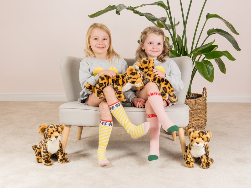 Leopard sitting 27 cm - plush toy - soft toy