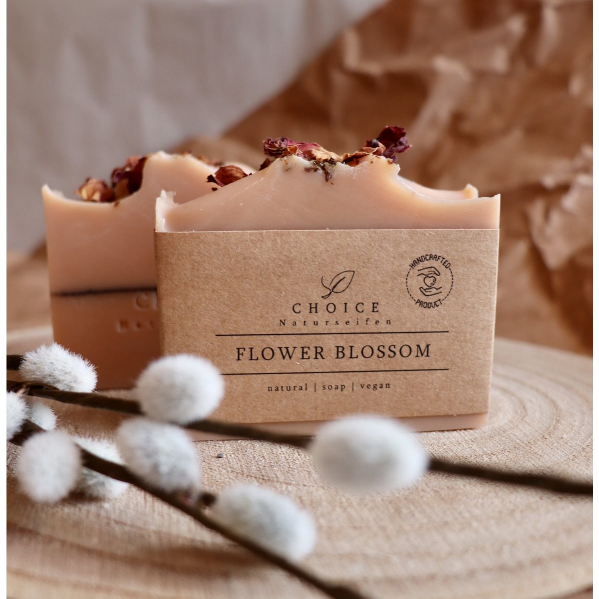 Natural soap "Flower Blossom", vegan, palm oil -free
