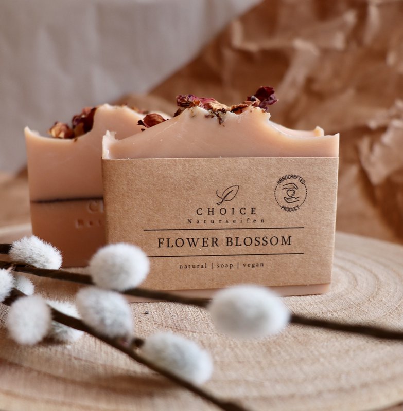 Natural soap "Flower Blossom", vegan, palm oil -free