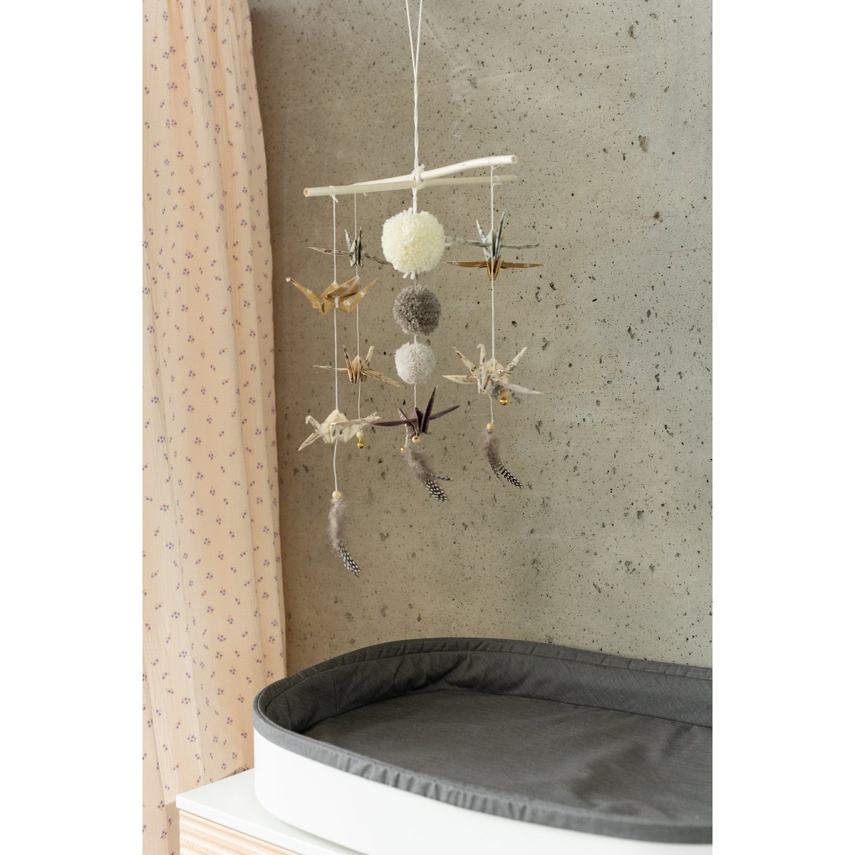 “Gold Dust” Origami Nursery Mobile