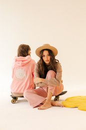 Sweat à capuche "Rose"