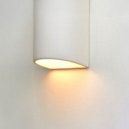 Ceramic wall lamp - Matte white
