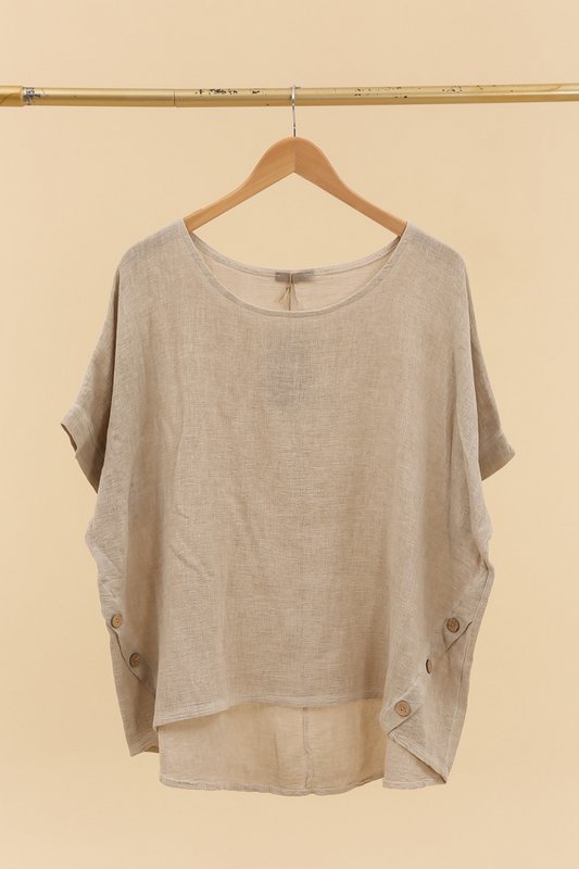 Blusa in lino RIF. 4649