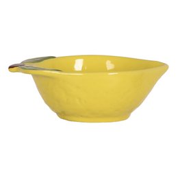 Bowl Lemon 100 ml Yellow Ceramic