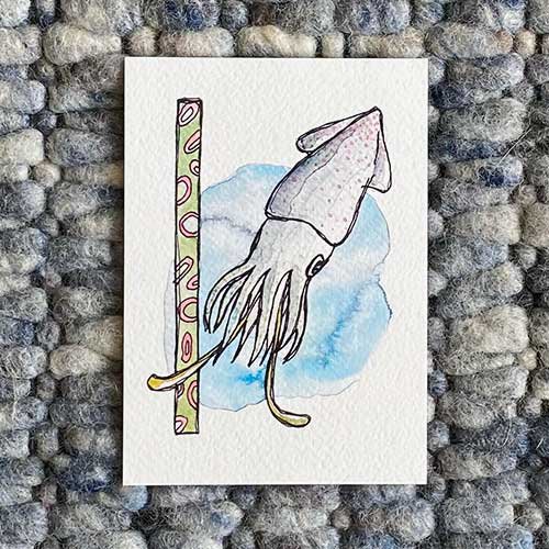 Tarjetas ABC de animales (tamaño A6)