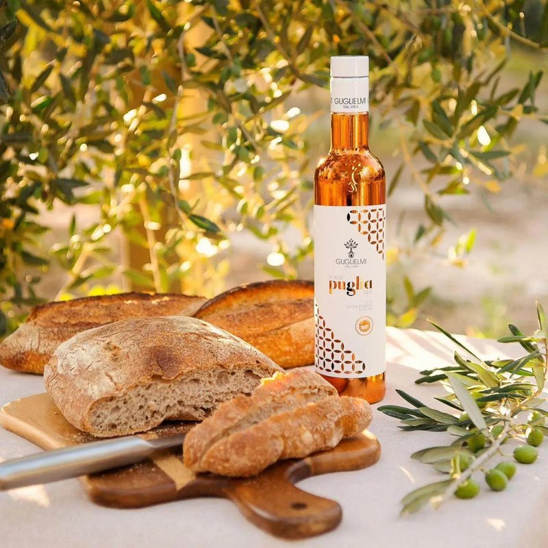 Guglielmi - Puglia P.G.I - Extra Virgin Olive oil 500ml Italy