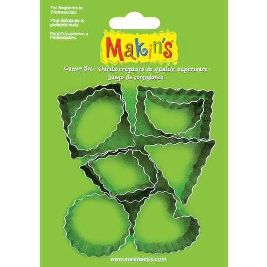 Stainless Steel Cutter Crinkle 9 PC Set
