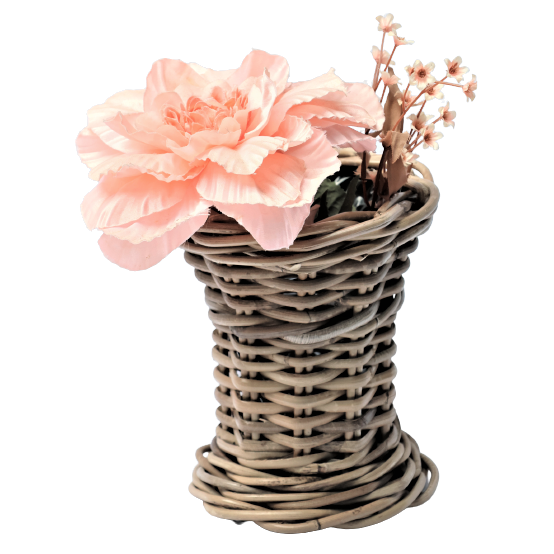 Blumenvase mit Kunststoffauskleidung Tulpen