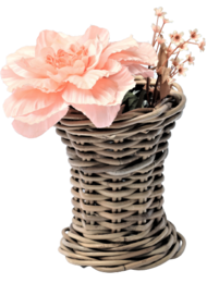 Vaseblomst m/ plastforing Tulipaner