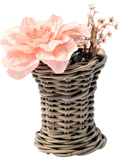 Vaseblomst m/ plastforing Tulipaner
