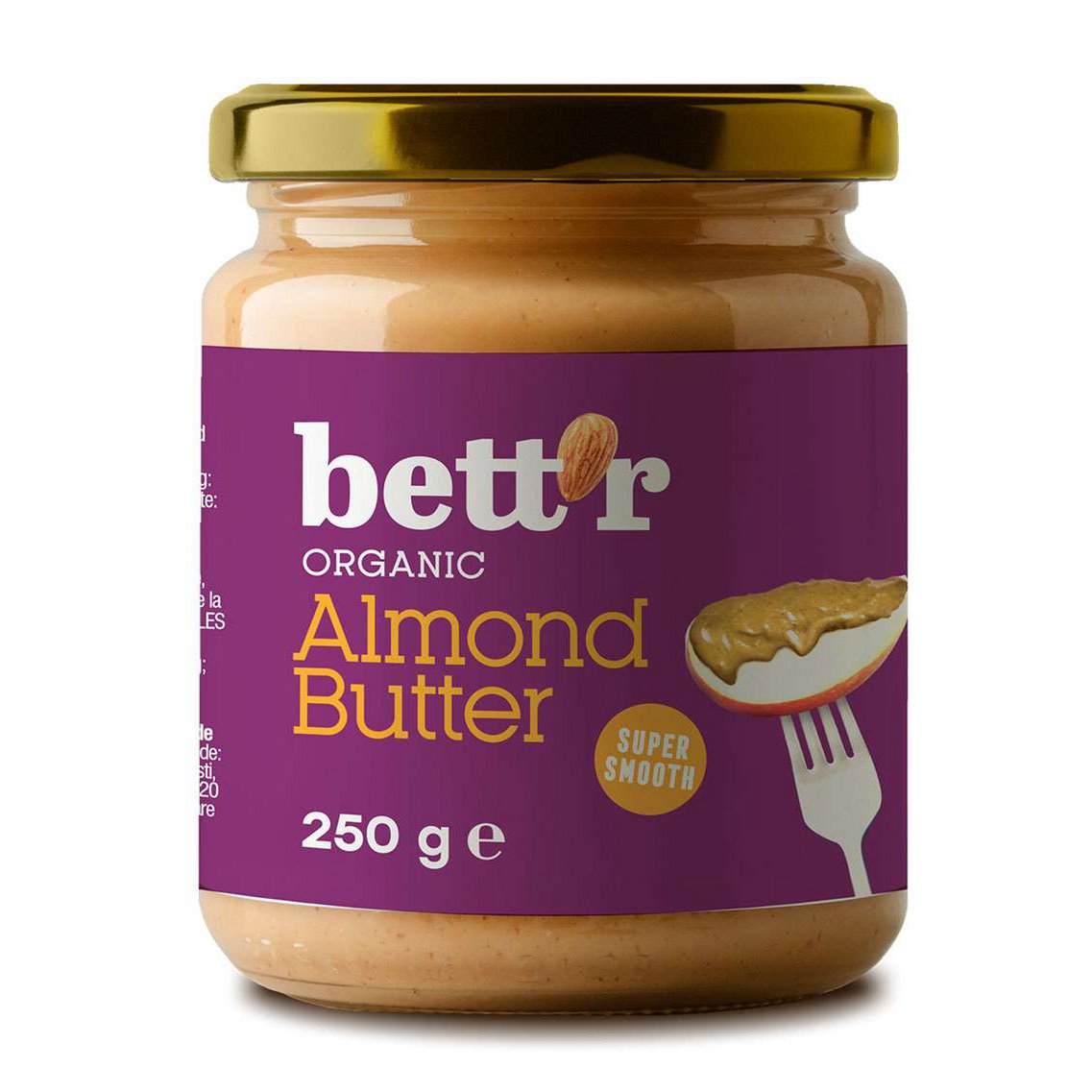 Almond Butter, organic, Bett'r, 250g