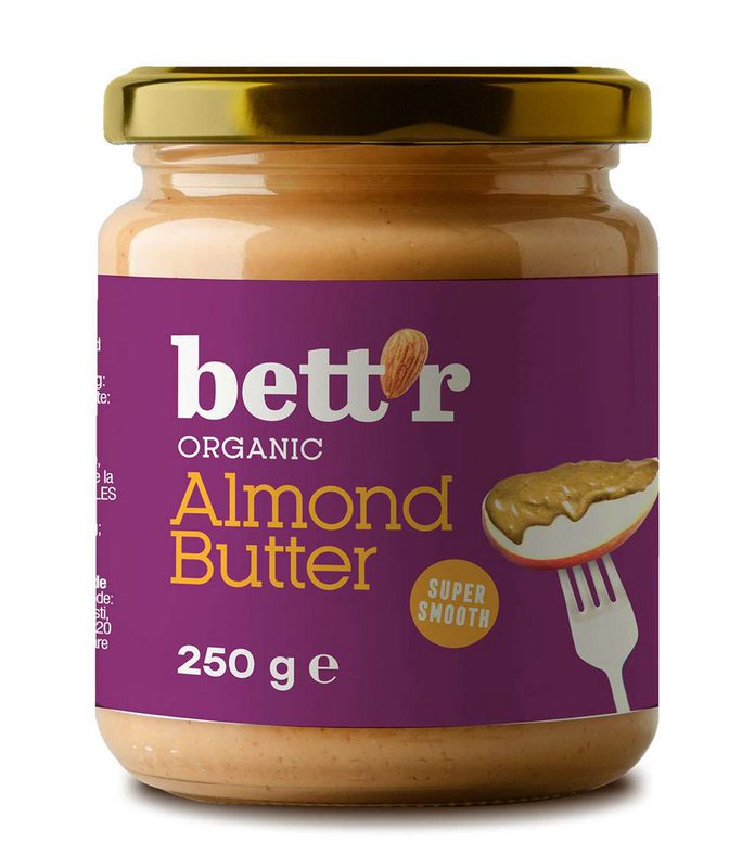 Almond Butter, organic, Bett'r, 250g