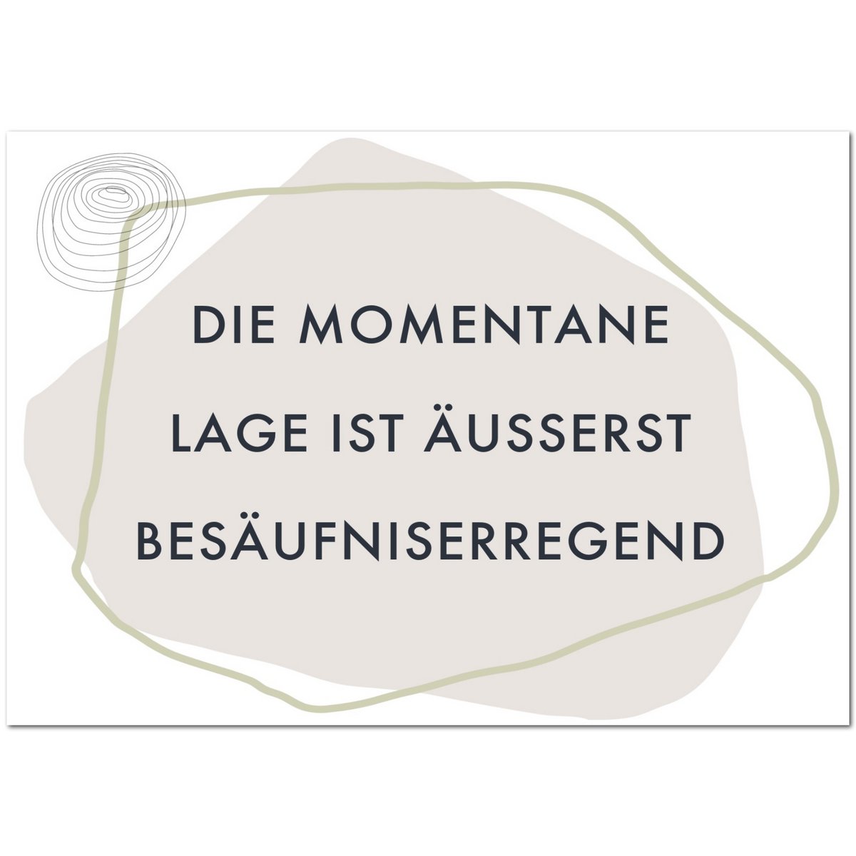 Postkarte "Besäufnis"