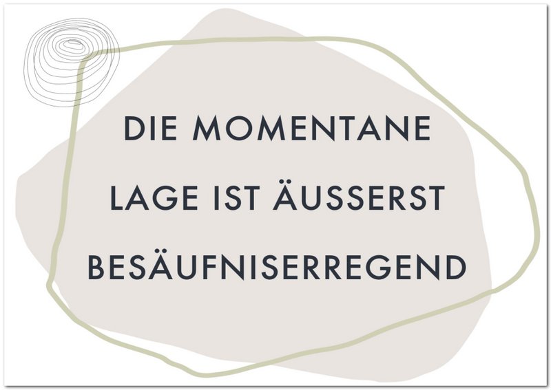 Postkort "Besäufnis"