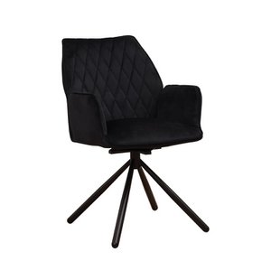 Stoel Donny zwart velvet
