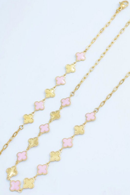 Parure de bijoux en acier inoxydable