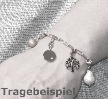 Charm Cosmopolitan ball met diamant gecoat roestvrij staal