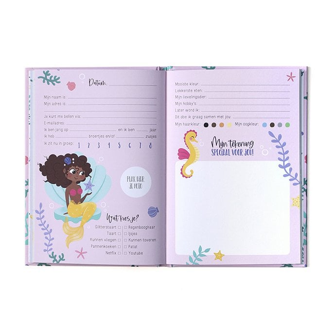 Friends book Mermaid A5 // Girl