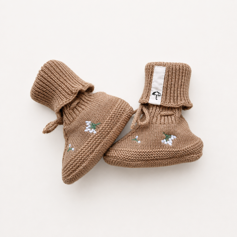 Booties - Althea - Flower on Nude