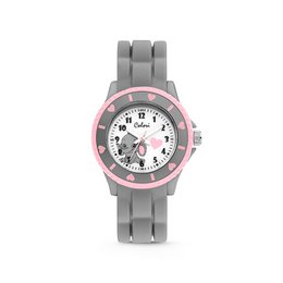 Colori Kidz 5-CLK113 Børneur med Elefant - Silikonerem - Ø 30 mm - Grå