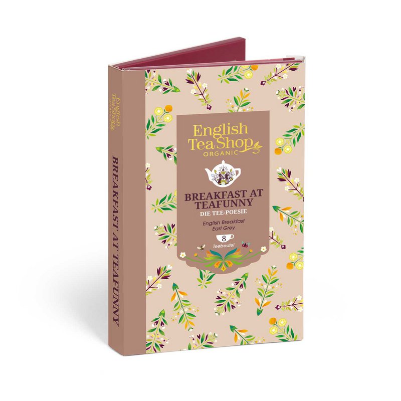 ETS - Tee Geschenk Tee-Poesie "Breakfast at Teafunny", 8 Teebeutel, BIO