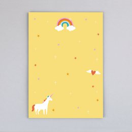 Notizblock DIN A5 Einhorn Paula