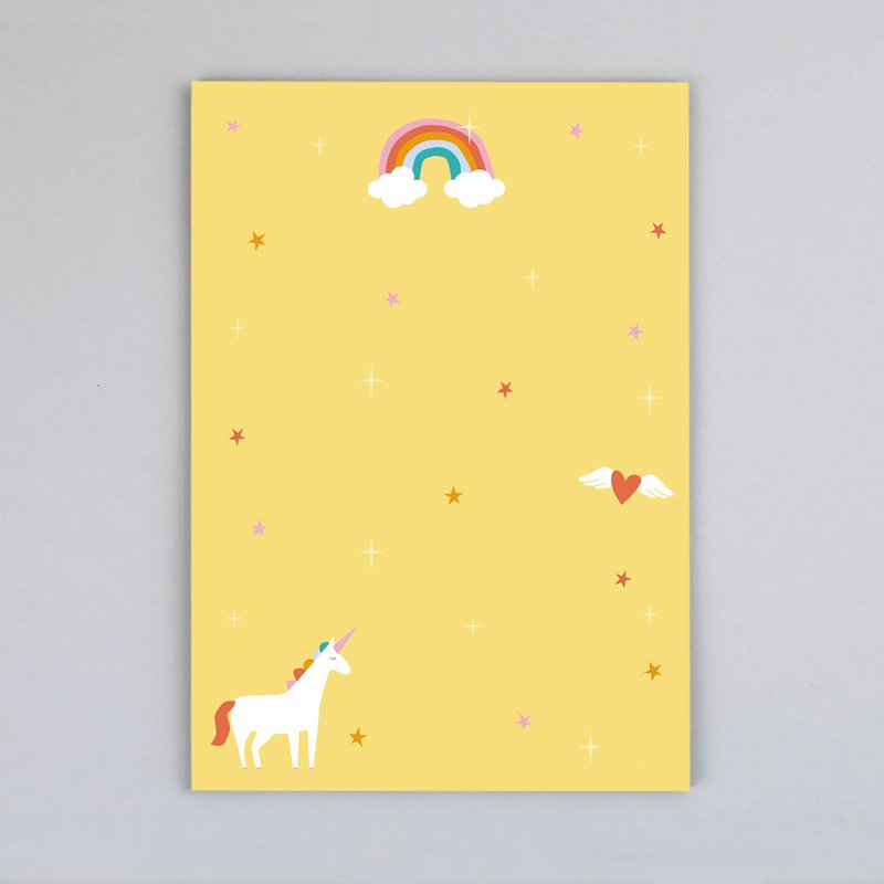 Notizblock DIN A5 Einhorn Paula